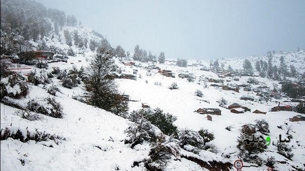 آغاز بارش برف در کوهستان‌های گیلان