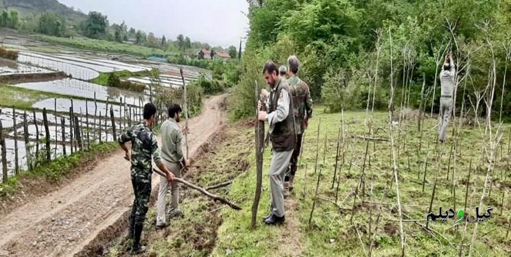 رفع تصرف ۴۰۰۰ متر از اراضی ملی آستانهاشرفیه