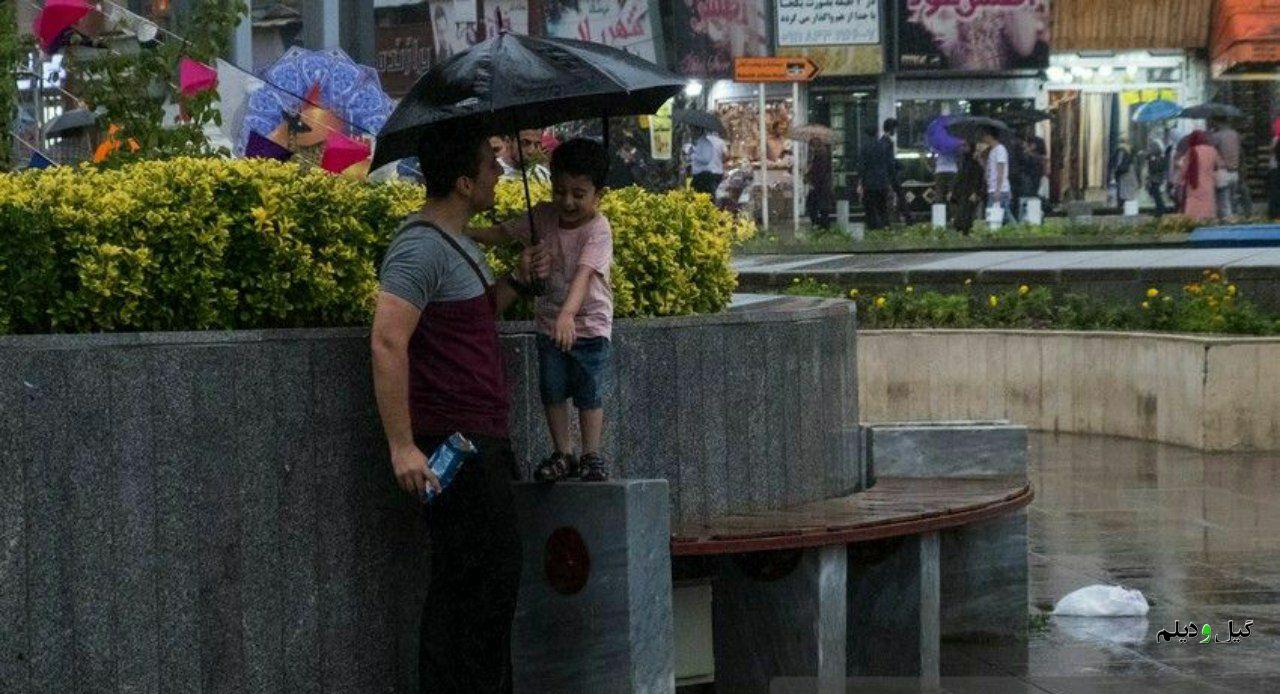 کاهش محسوس دمای هوا در چله تابستان در گیلان