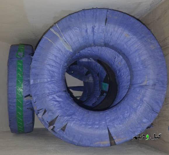 کشف لاستیکهای قاچاق در لاهیجان