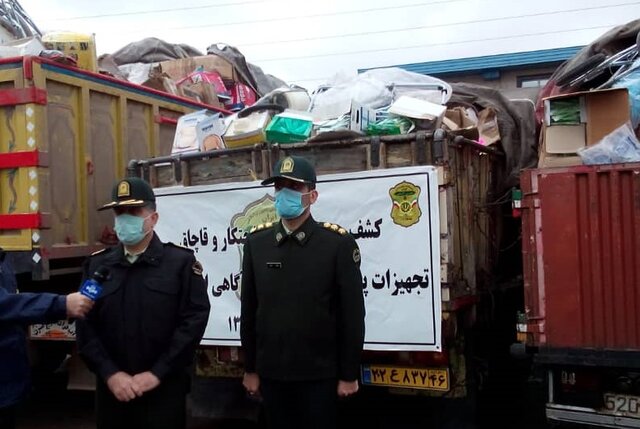 فرمانده انتظامی گیلان خبر داد: کشف بیش از ۹۱۴ هزار عدد کالای پزشکی و بهداشتی احتکاری در رشت