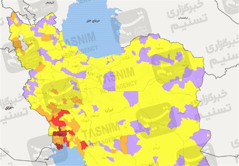 تازه‌ترین وضعیت شیوع ویروس کرونا در گیلان / شمال در وضعیت شکننده‌ کرونایی قرار دارد+ جدول