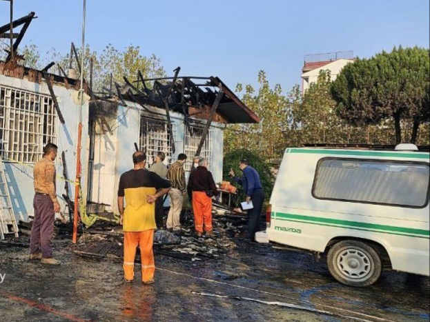 حادثه تلخ صبح روز جمعه؛ آتش سوزی در کمپ ترک اعتیاد لنگرود | چندین تن کشته و زخمی شدند