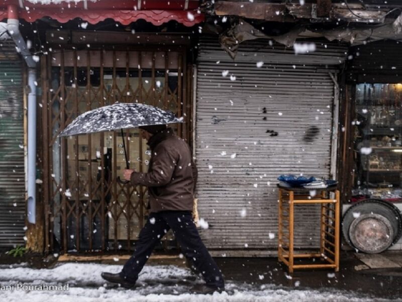 برف و باران در راه گیلان