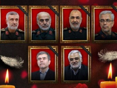 پیکر مطهر فرماندهان شهید تجاوز وحشیانه رژیم صهیونیستی شنبه تشییع می‌شود