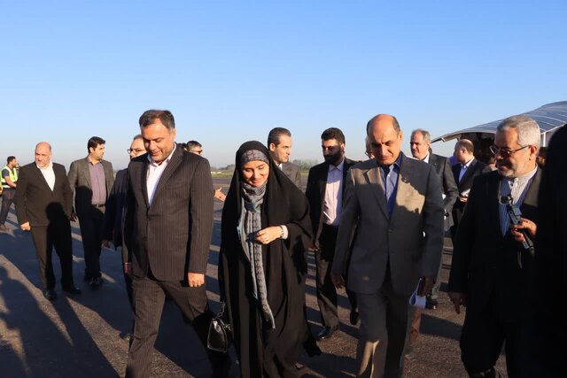 وزیر راه،‌ مسکن و شهرسازی وارد گیلان شد