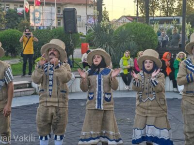 گزارش تصویری نمایش های روز دوم جشنواره تئاتر خیابانی شهروند لاهیجان