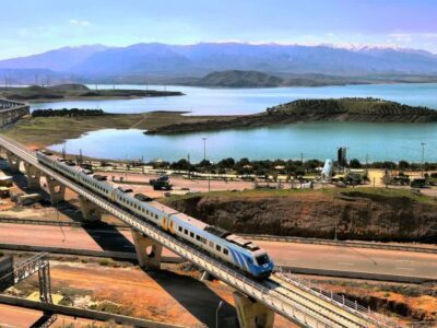 سوت نخستین قطار گردشگری گیلان به صدا درمی‌آید