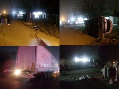 برخورد مرگبار خودروی سواری با تریلی در محور چوکام–خواچکین / ۳ جوان جان باختند