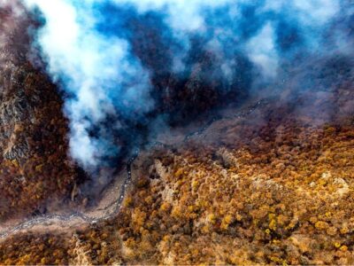 ۱۰ هکتار از جنگل های گیلان در آتش سوخت