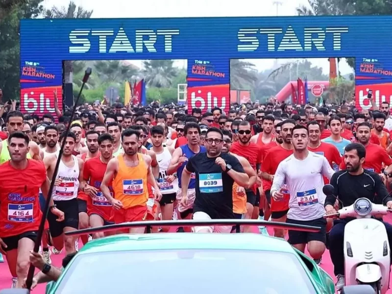 از همه خوبیهای ماراتن کیش فقط یکی دو صحنه مربوط به بیحجابی دیده شد