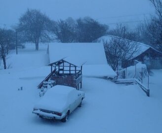 بارش ۲۰ سانتی‌متری برف در شاه شهیدان