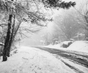 بارش شدید برف در ۷ محور گیلان؛ تردد جریان دارد