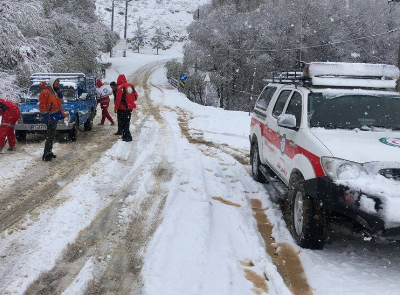 فعال شدن ۴۰ پایگاه امداد و نجات هلال احمر گیلان در طرح زمستانی