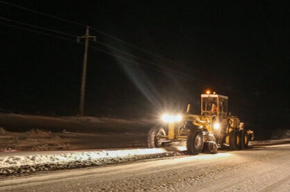 بارش برف در ۹ محور کوهستانی گیلان