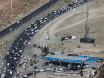 ترافیک نیمه سنگین در محور رشت – قزوین