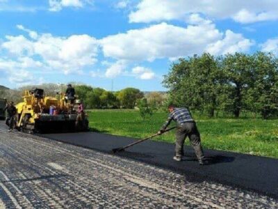 روکش و آسفالت ۱۰ کیلومتر از راه های فرعی و روستایی گیلان